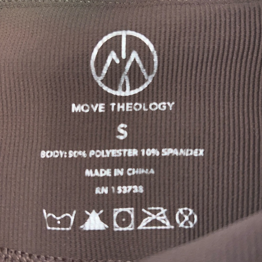 NWT Move Theology Tulip WB Ribbed Wide Leg Crop Size Small - Picture 4 of 6